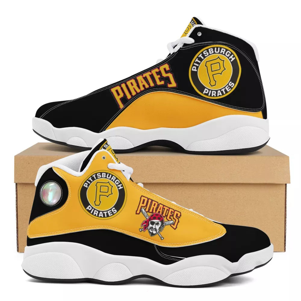Women's Pittsburgh Pirates Limited Edition AJ13 Sneakers 001